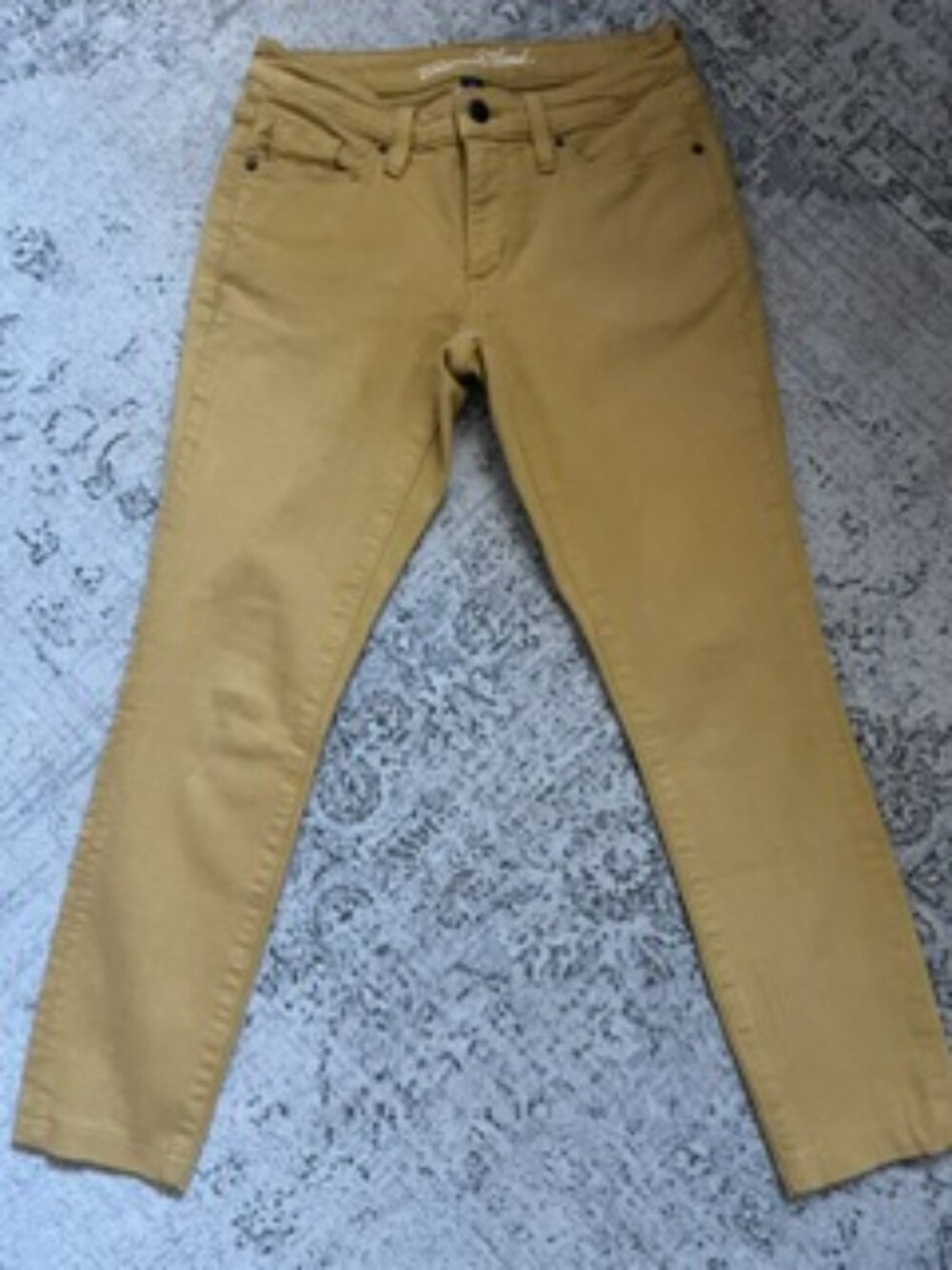 🧡3/$15 Universal Thread Yellow Stretch Skinny Jeans 2/26R